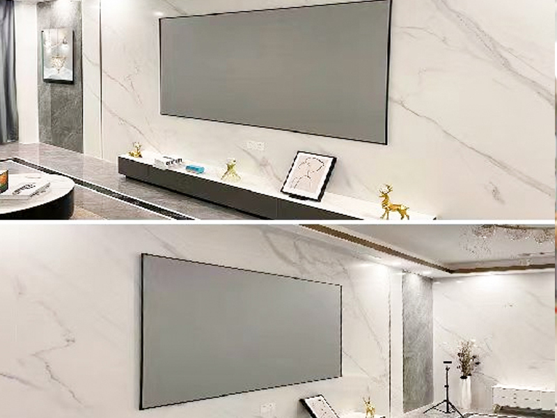 PVC Front Projection Film Màn hình máy chiếu Vải