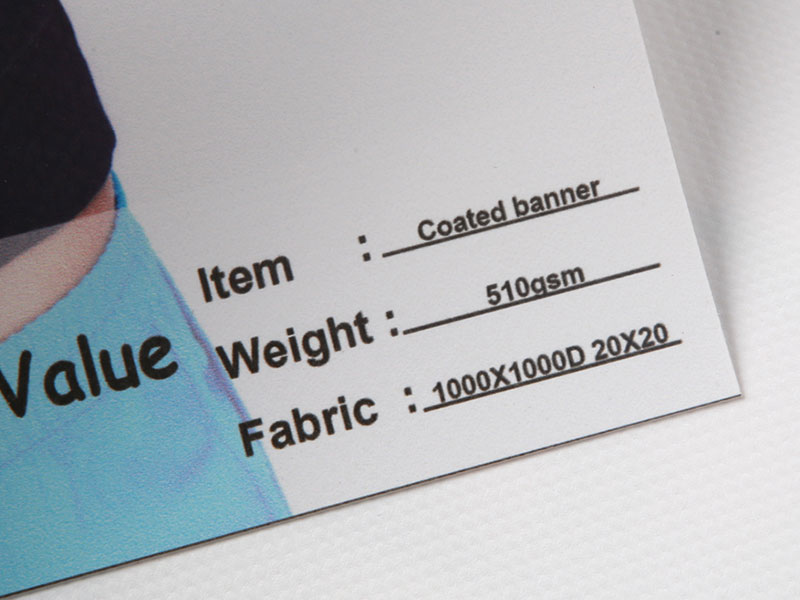 Blockout PVC mờ Frontlit tráng Banner 510gsm