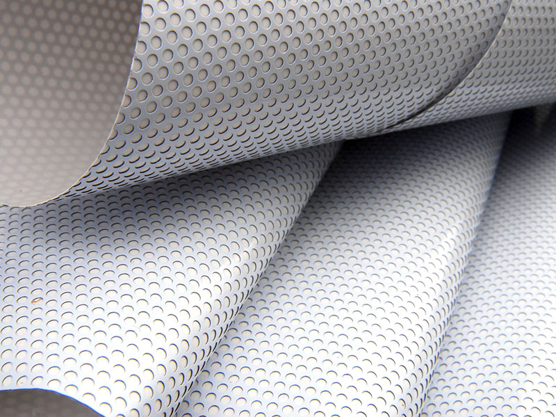 One Way Vision 140gsm đục lỗ Vinyl Sticker Rolls