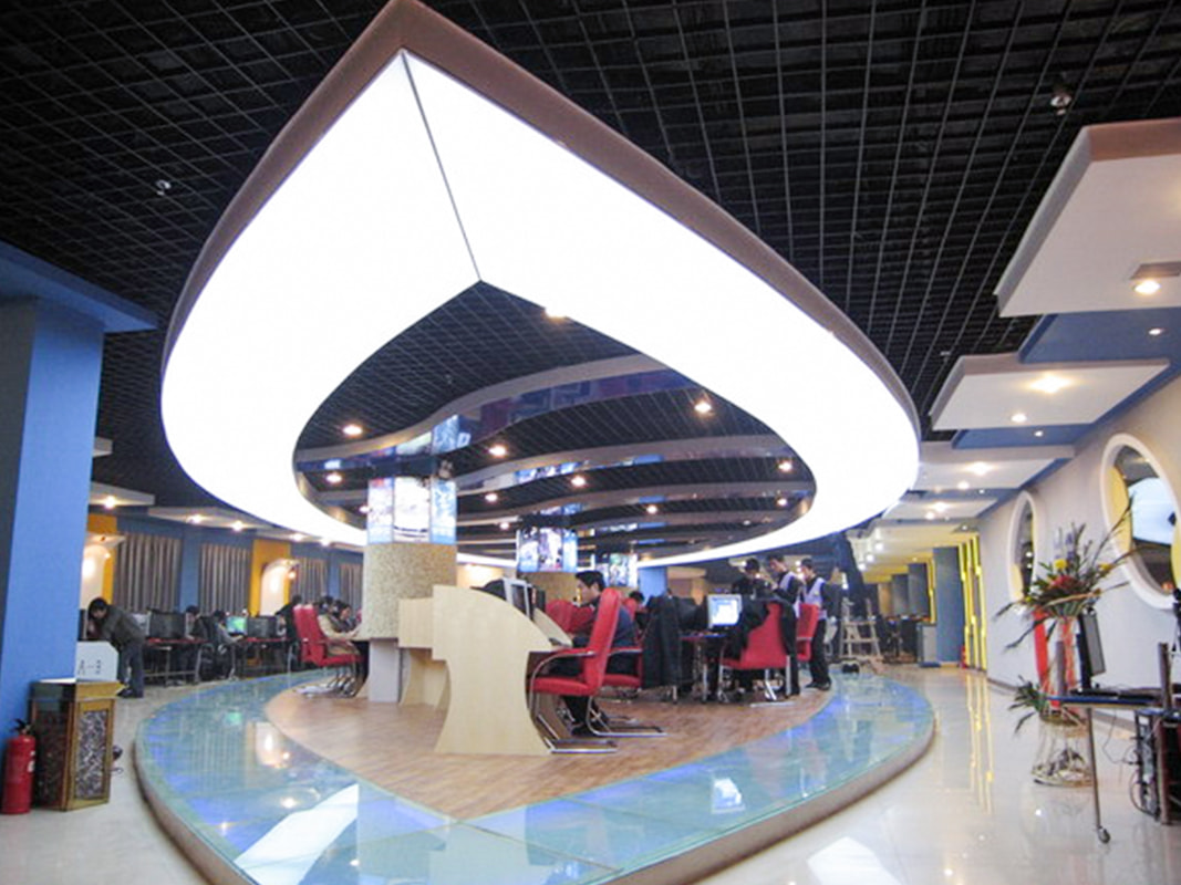 In phim trần căng PVC Vinyl trắng